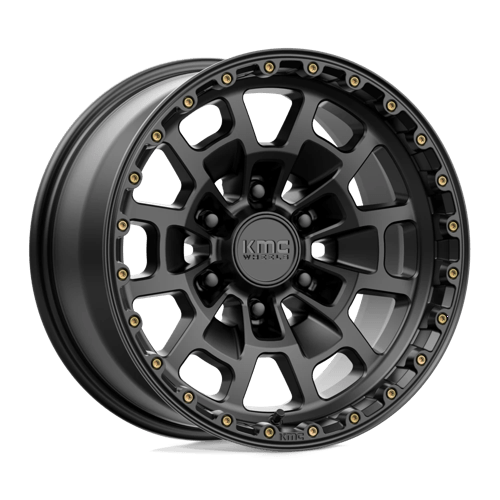 Kmc Km718 Summit 17X8.5 +0 Satin Black