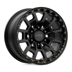 Kmc Km718 Summit 17X8.5 +18 Satin Black