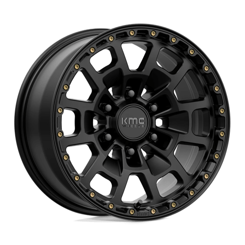 Kmc Km718 Summit 17X8.5 +18 Satin Black