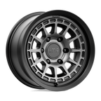 Kmc Km719 Canyon 17X8 +35 Satin Black W/ Gray Tint