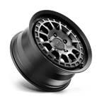Kmc Km719 Canyon 17X8 +35 Satin Black W/ Gray Tint