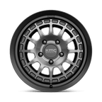 Kmc Km719 Canyon 17X8 +35 Satin Black W/ Gray Tint