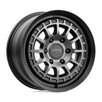 Kmc Km719 Canyon 17X8 +35 Satin Black W/ Gray Tint