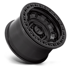 Kmc Km236 Tank Beadlock 17X9 -15 Satin Black