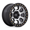 Kmc Km237 Riot Beadlock 17X9 -38 Mach Satin Black Window & Ring