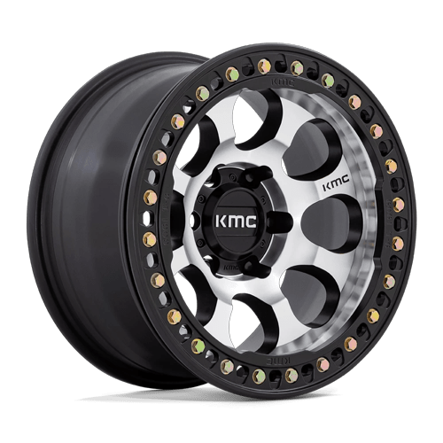 Kmc Km237 Riot Beadlock 17X8.5 +0 Mach Satin Black Window & Ring