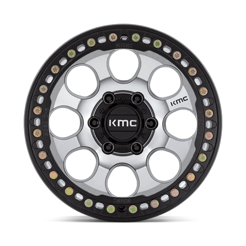 Kmc Km237 Riot Beadlock 17X8.5 +0 Mach Satin Black Window & Ring