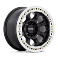 Kmc Km237 Riot Beadlock 17X8.5 +0 Satin Black W/ Machined Ring