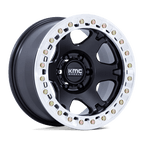 Kmc Km238 Vi Beadlock 17X9 -38 Satin Black W/ Machined Ring