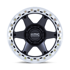 Kmc Km238 Vi Beadlock 20X10 -48 Satin Black W/ Machined Ring