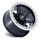 Kmc Km238 Vi Beadlock 20X10 -48 Satin Black W/ Machined Ring