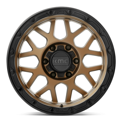 Kmc Km535 Grenade Off-Road 17X9 -12 Matte Bronze W/ M-Black Lip