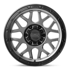 Kmc Km535 Grenade Off-Road 16X8 -6 Matte Gray W/ Matte Black Lip