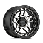 Kmc Km540 Recon 17X9 -2 Satin Black Machined