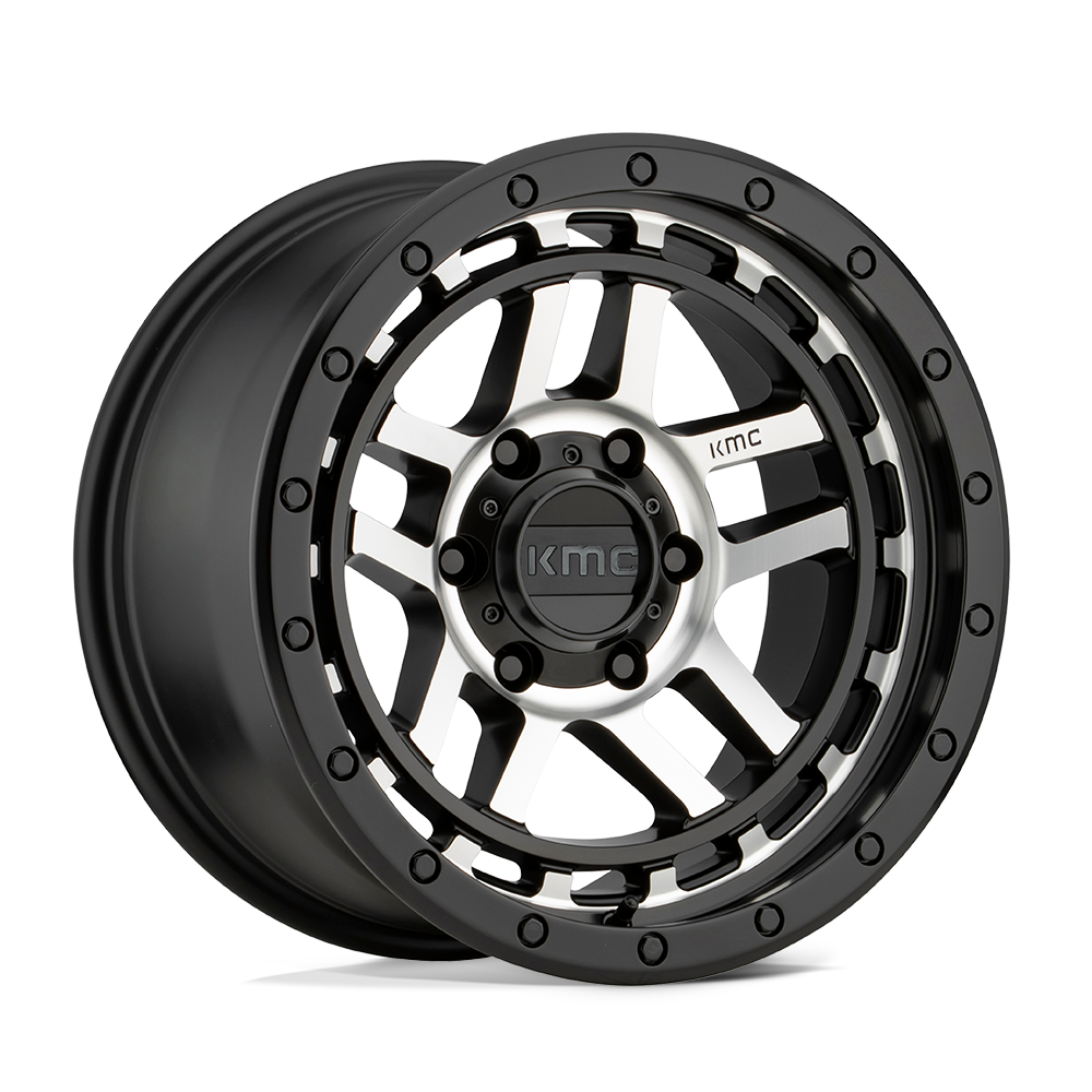 Kmc Km540 Recon 18X8.5 +18 Satin Black Machined