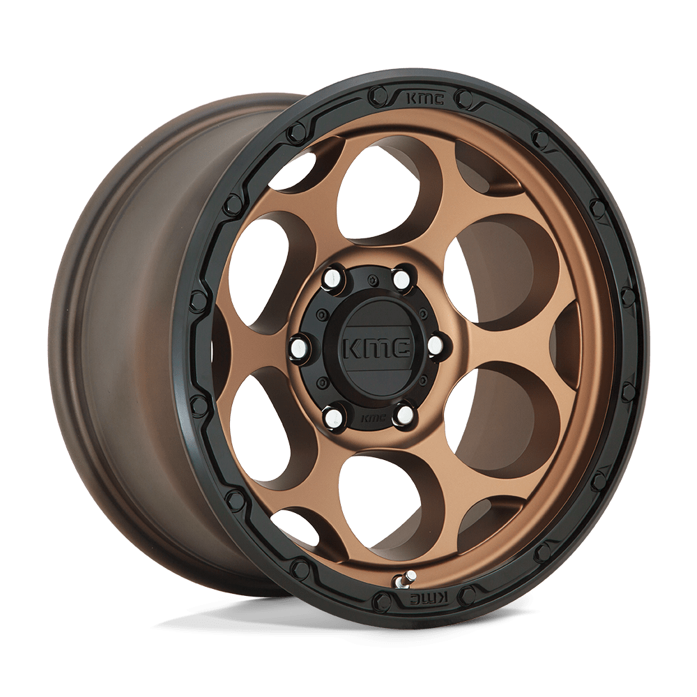 Kmc Km541 Dirty Harry 18X8.5 +18 Matte Bronze W/ Black Lip