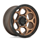 Kmc Km541 Dirty Harry 17X8.5 +18 Matte Bronze W/ Black Lip