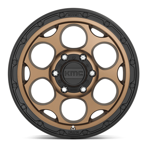 Kmc Km541 Dirty Harry 18X8.5 +18 Matte Bronze W/ Black Lip