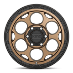 Kmc Km541 Dirty Harry 18X8.5 +0 Matte Bronze W/ Black Lip
