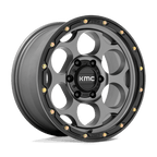Kmc Km541 Dirty Harry 18X8.5 +0 Satin Gray W/ Black Lip