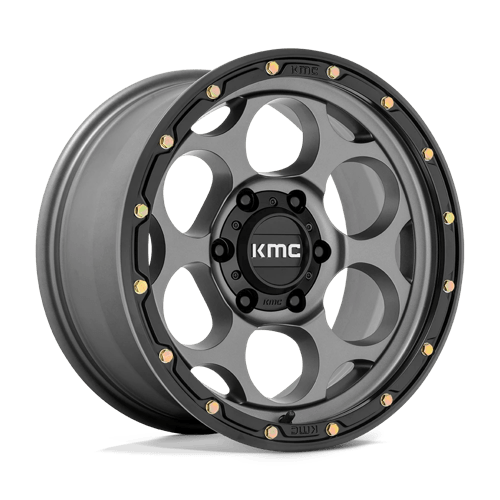 KMC KM541 DIRTY HARRY 20X9 +0 SATIN GRAY W/ BLACK LIP