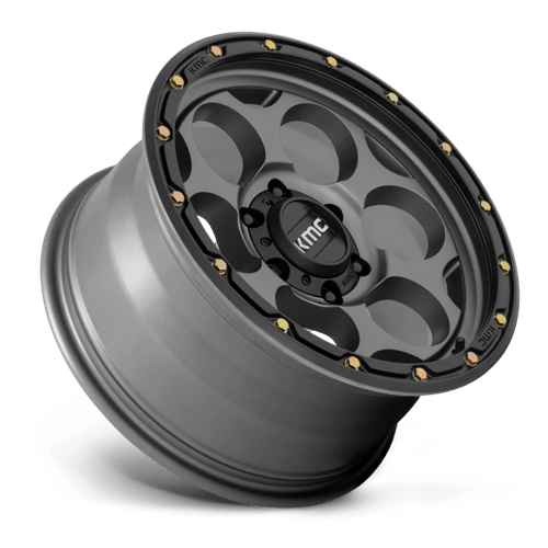 Kmc Km541 Dirty Harry 20X9 +0 Satin Gray W/ Black Lip