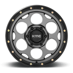 Kmc Km541 Dirty Harry 17X8.5 +0 Satin Gray W/ Black Lip