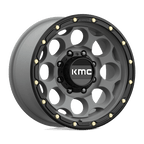Kmc Km541 Dirty Harry 17X8.5 +0 Satin Gray W/ Black Lip