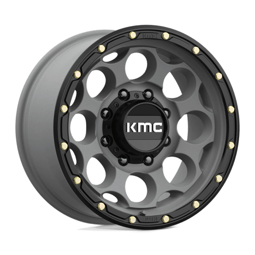 Kmc Km541 Dirty Harry 17X8.5 +0 Satin Gray W/ Black Lip