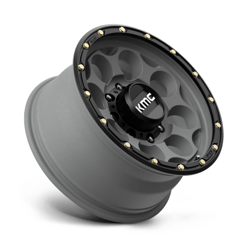 Kmc Km541 Dirty Harry 17X8.5 +0 Satin Gray W/ Black Lip