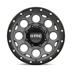 Kmc Km541 Dirty Harry 17X8.5 +0 Satin Gray W/ Black Lip