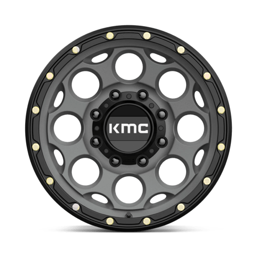 Kmc Km541 Dirty Harry 17X8.5 +0 Satin Gray W/ Black Lip
