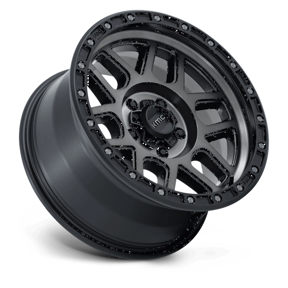 Kmc Km544 Mesa 17X9 -12 Satin Black W/ Gray Tint