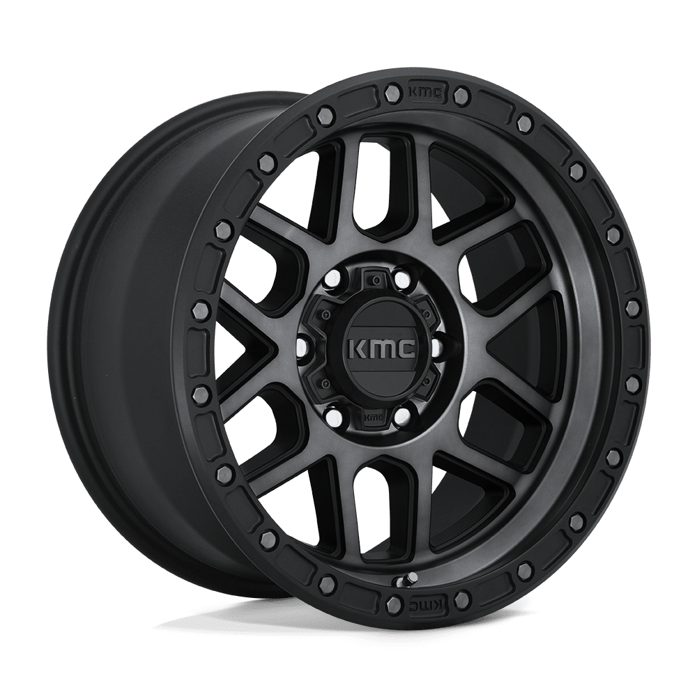 Kmc Km544 Mesa 17X9 -12 Satin Black W/ Gray Tint