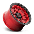 Kmc Km548 Chase 20X9 +0 Candy Red W/ Black Lip