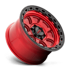 Kmc Km548 Chase 20X9 +18 Candy Red W/ Black Lip