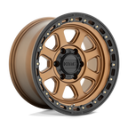 Kmc Km548 Chase 17X9 +0 Matte Bronze W/ Black Lip