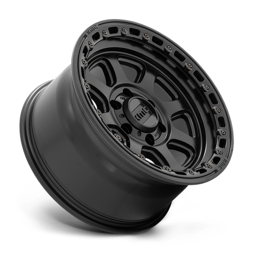 Kmc Km548 Chase 18X9 +0 Satin Black W/ Gloss Black Lip