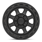 Kmc Km548 Chase 20X9 +18 Satin Black W/ Gloss Black Lip