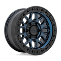 KMC KM549 GRS 17X9 +18 MIDNIGHT BLUE W/ GLOSS BLACK LIP
