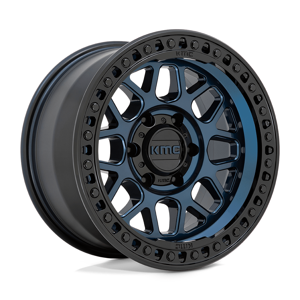 Kmc Km549 Grs 17X8.5 +0 Midnight Blue W/ G-Black Lip