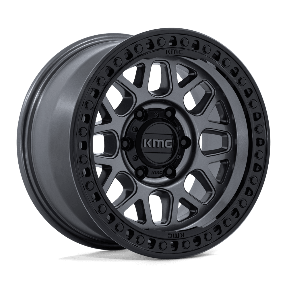 Kmc Km549 Grs 17X9 +18 Gloss Gunmetal W/ Gloss Black