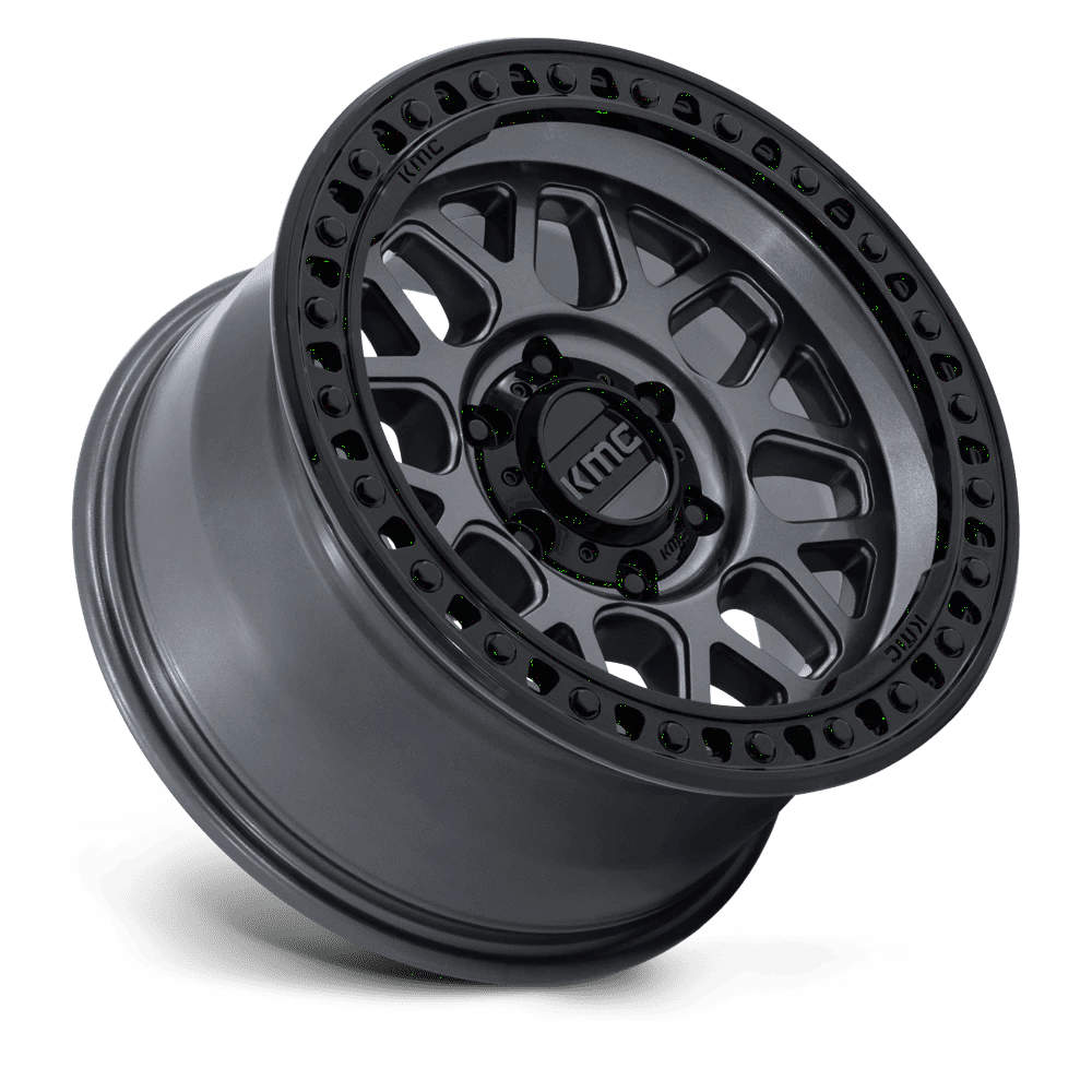Kmc Km549 Grs 17X9 +18 Gloss Gunmetal W/ Gloss Black
