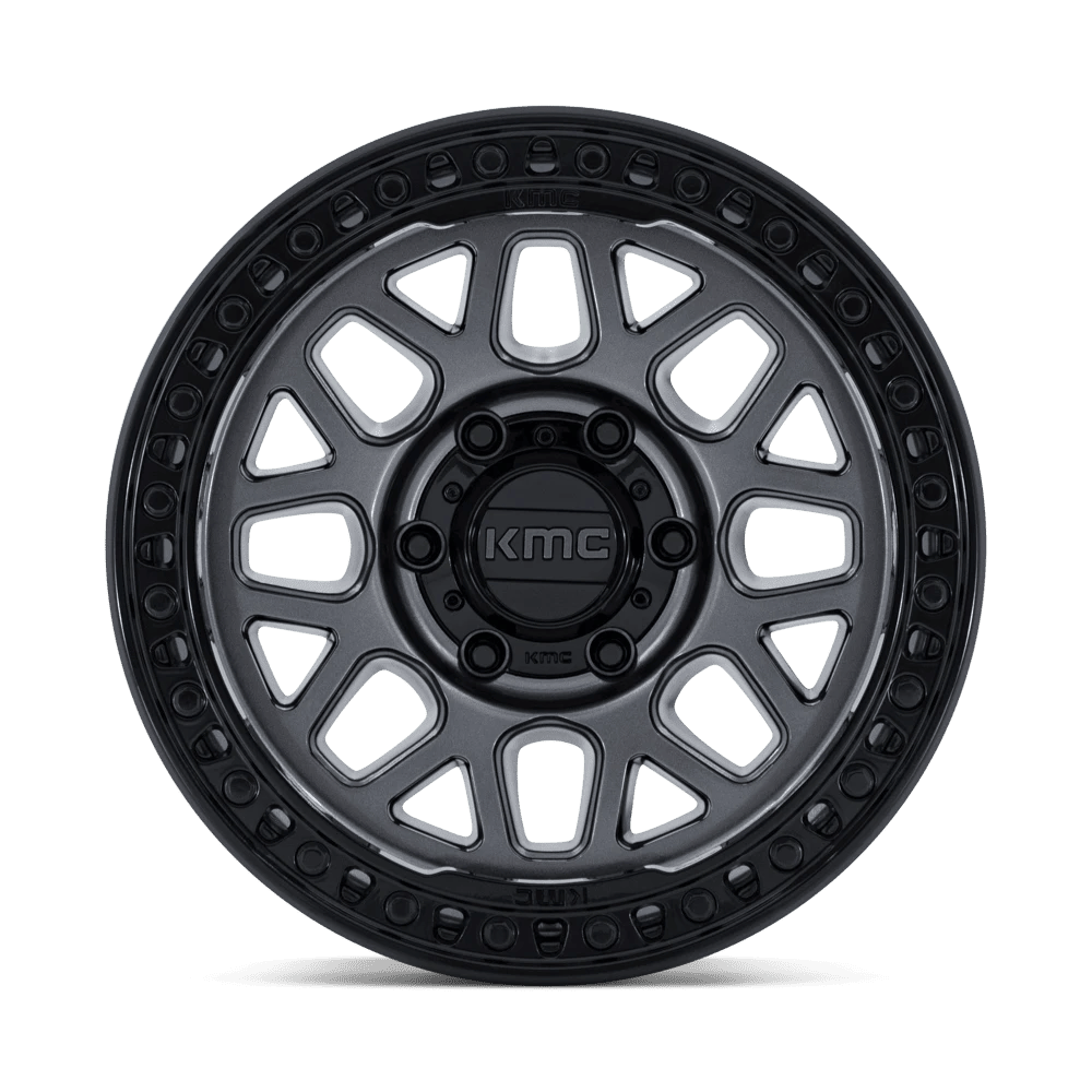 Kmc Km549 Grs 20X9 +18 Gloss Gunmetal W/ Gloss Black