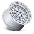 Kmc Km549 Grs 17X9 +18 Gloss Silver W/ Machined Face