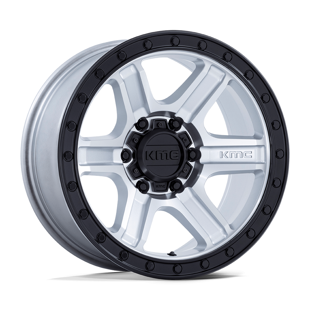 Kmc Km551 Outrun 17X8.5 +18 Machined W/ Gloss Black Lip