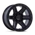 Kmc Km551 Outrun 17X8.5 -10 Matte Black W/ Gloss Black Lip