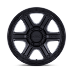Kmc Km551 Outrun 17X8.5 -10 Matte Black W/ Gloss Black Lip