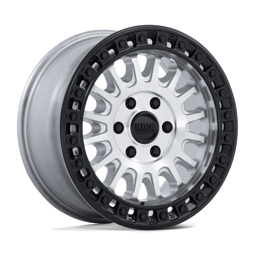 Kmc Km552 Ims 17X8 +32 Machined W/ Matte Black Lip