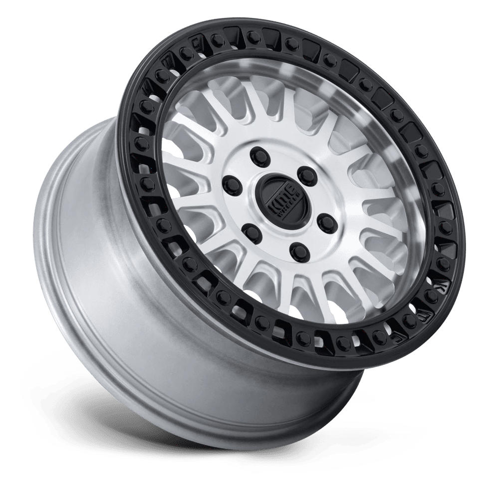Kmc Km552 Ims 17X8 +32 Machined W/ Matte Black Lip